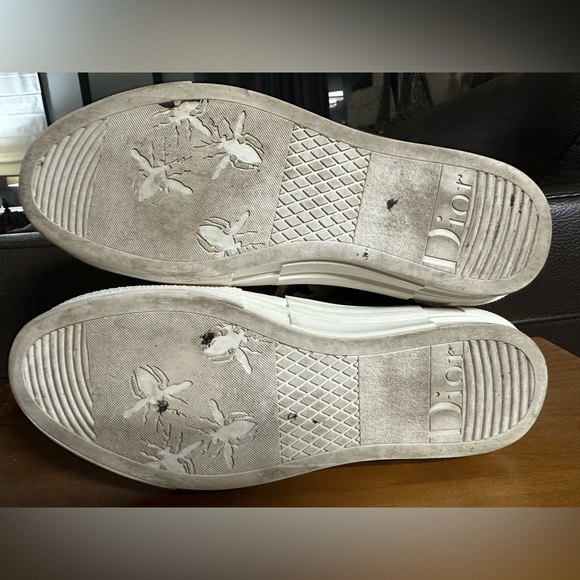 Dior B23 High-Top Sneakers Leopard Canvas Print Unisex Size 41 Women’s 10 RARE - Picture 10 of 14